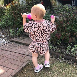 Toddler Baby Girls Leopard Print Summer